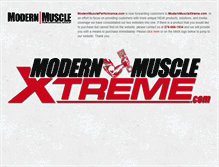 Tablet Screenshot of modernmuscleperformance.com